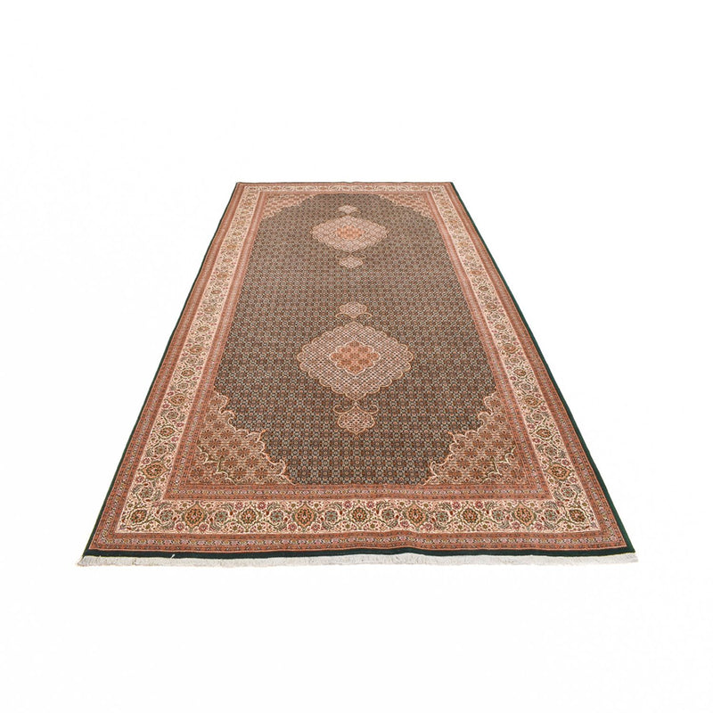 Täbriz - 50 Raj Teppich 200x404cm - Perserteppich - sand