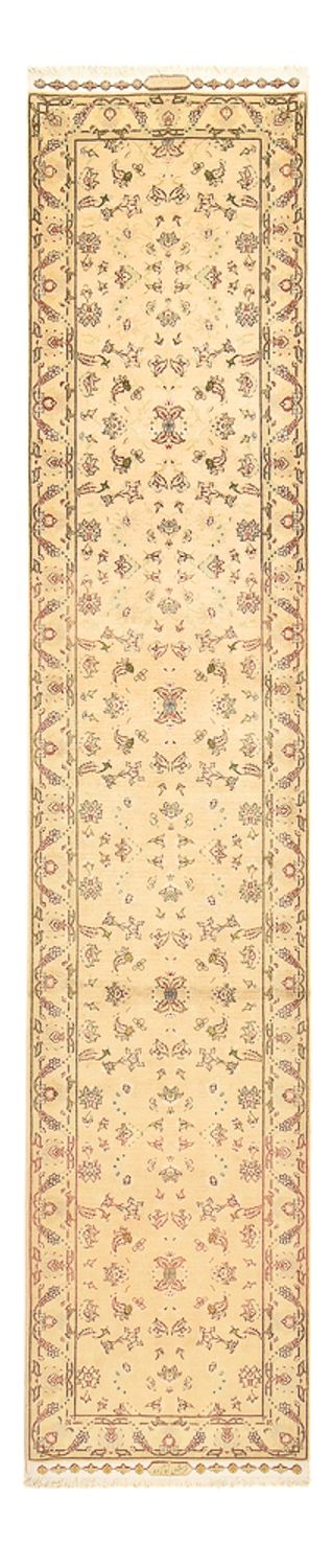 Täbriz - 50 Raj Teppich 78x378cm - Perserteppich - beige