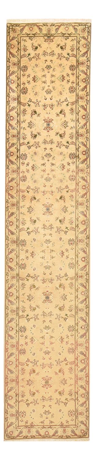Täbriz - 50 Raj Teppich 80x376cm - Perserteppich - gold