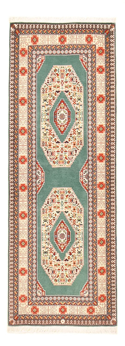 Täbriz - 50 Raj Teppich 70x192cm - Perserteppich - mehrfarbig