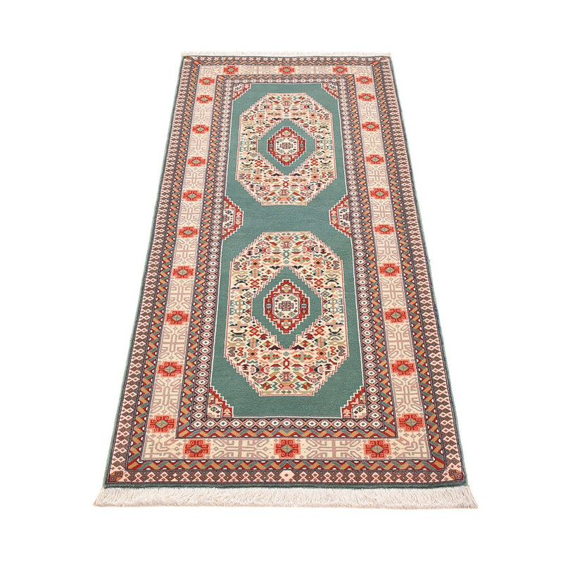 Täbriz - 50 Raj Teppich 70x192cm - Perserteppich - mehrfarbig