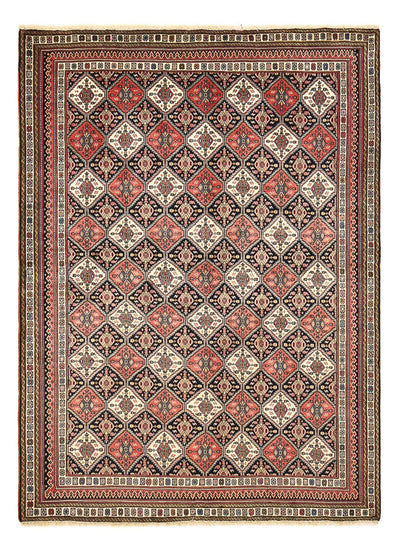 Afshar Sirjan Teppich 185x253cm - Perserteppich - hellrot