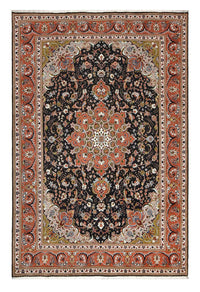 Täbriz - 40 Raj Teppich 203x305cm - Perserteppich - anthrazit – product image