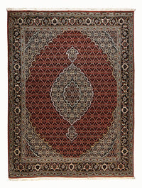 Täbriz - 40 Raj Teppich 154x202cm - Perserteppich - dunkelrot – product image