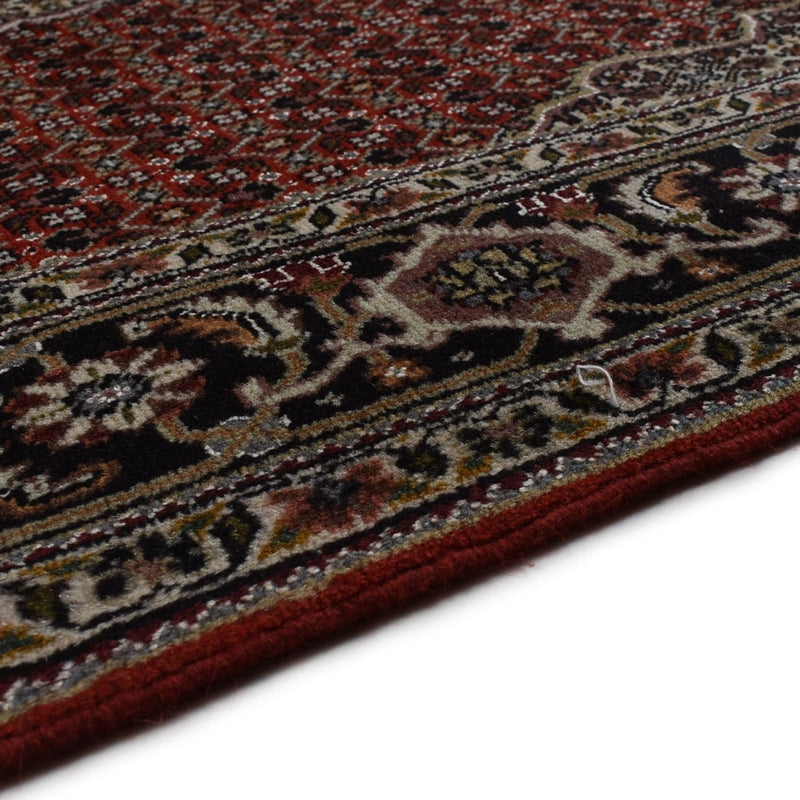 Täbriz - 40 Raj Teppich 154x202cm - Perserteppich - dunkelrot