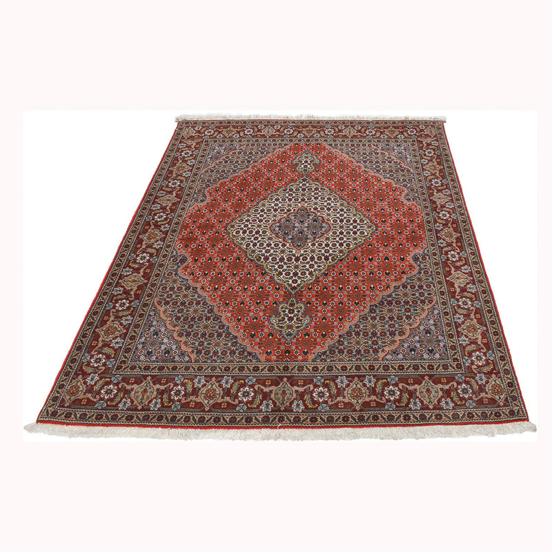 Täbriz - 40 Raj Teppich 153x205cm - Perserteppich - mehrfarbig