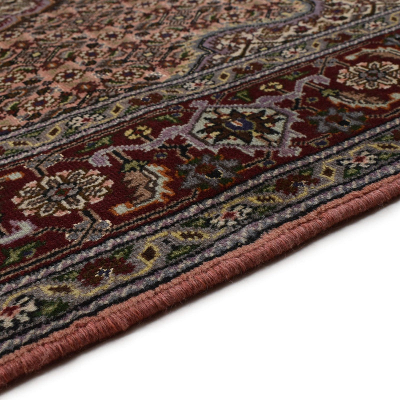 Täbriz - 40 Raj Teppich 150x202cm - Perserteppich - hellbraun
