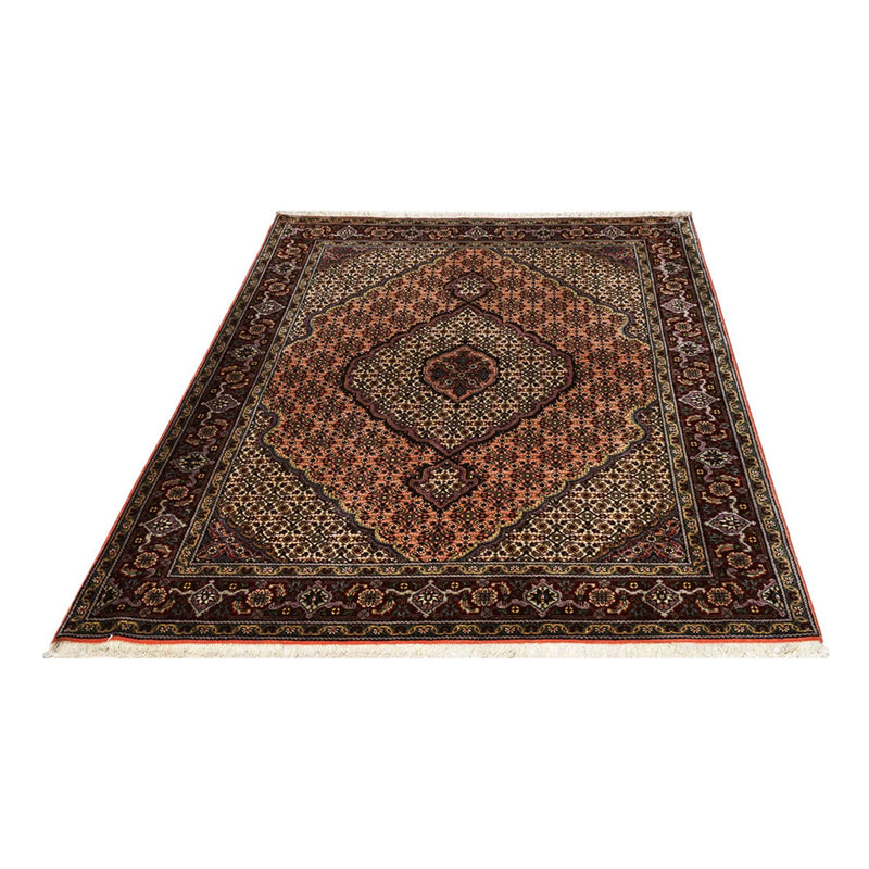Täbriz - 40 Raj Teppich 150x202cm - Perserteppich - hellbraun