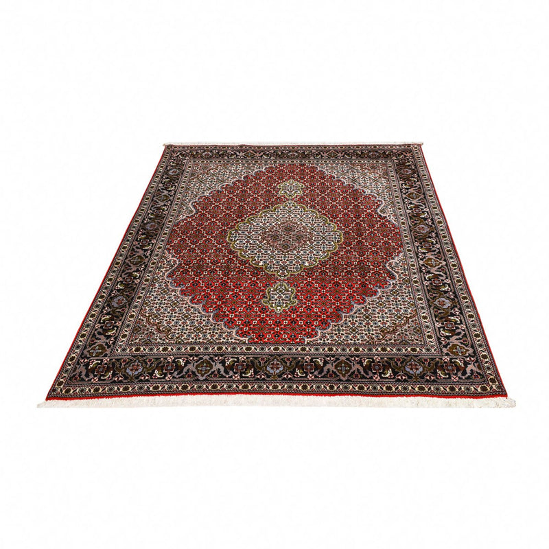 Täbriz - 40 Raj Teppich 148x200cm - Perserteppich - rot