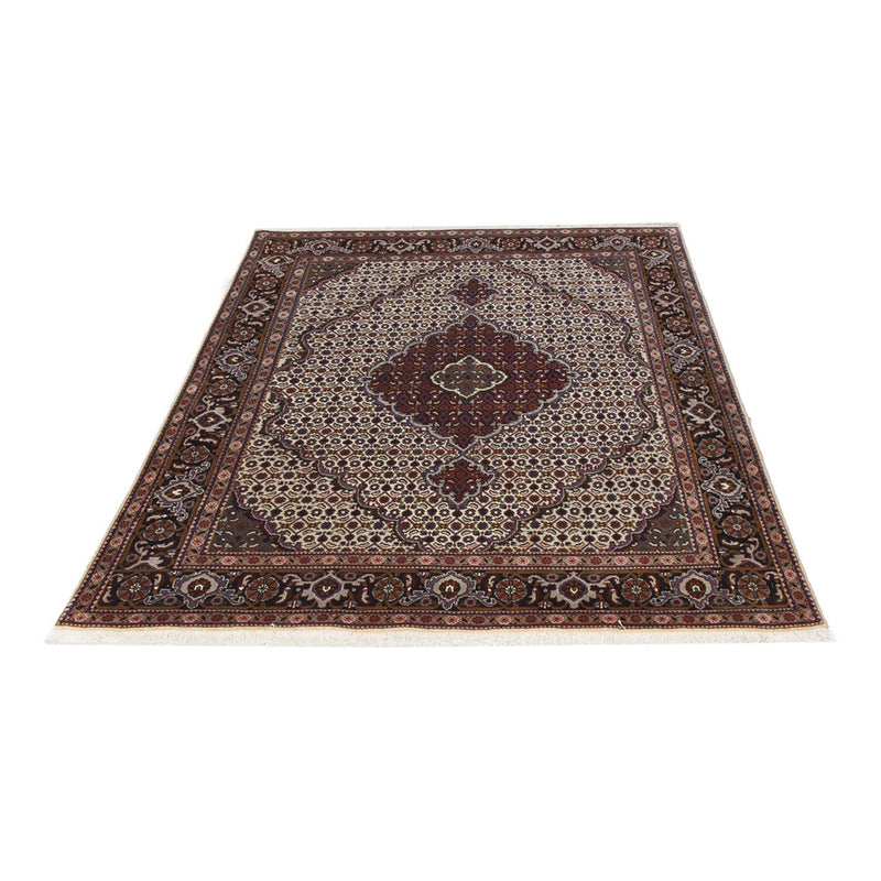 Täbriz - 40 Raj Teppich 152x202cm - Perserteppich - creme