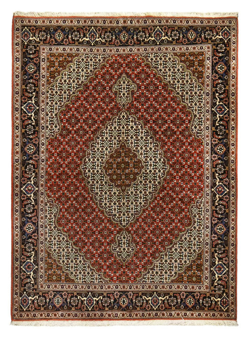 Täbriz - 40 Raj Teppich 152x202cm - Perserteppich - mehrfarbig
