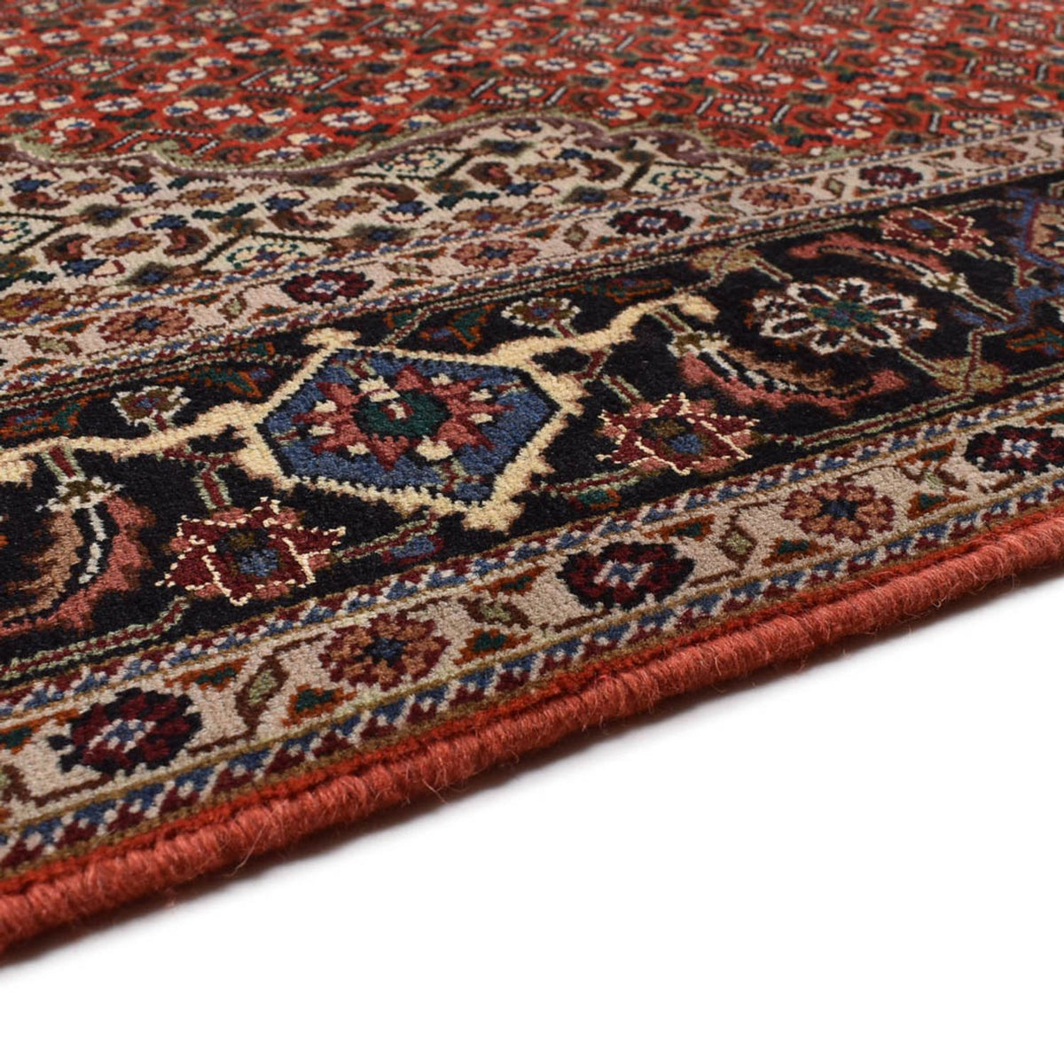 Täbriz - 40 Raj Teppich 152x202cm - Perserteppich - mehrfarbig