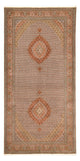 Täbriz - 50 Raj Teppich 200x403cm - Perserteppich - hellbraun