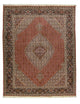 Täbriz - 40 Raj Teppich 156x204cm - Perserteppich - rot