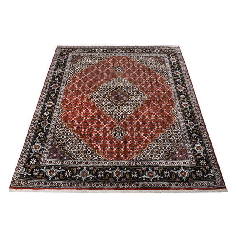 Täbriz - 40 Raj Teppich 152x204cm - Perserteppich - mehrfarbig