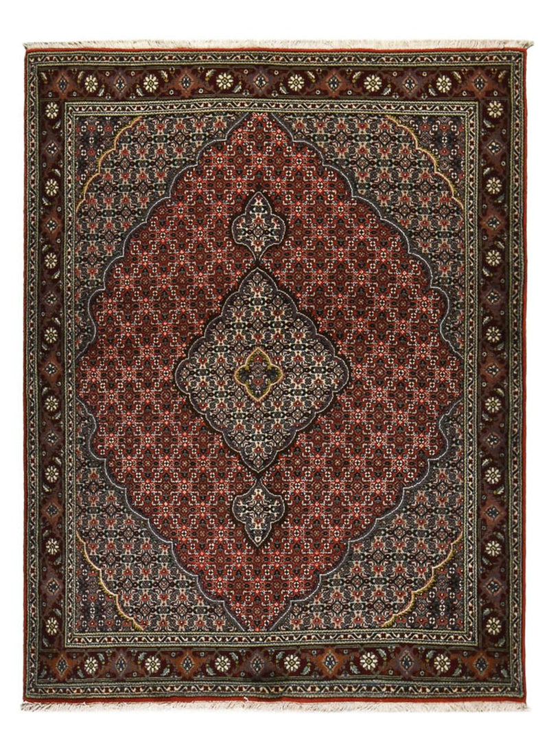 Täbriz - 40 Raj Teppich 147x195cm - Perserteppich - mehrfarbig