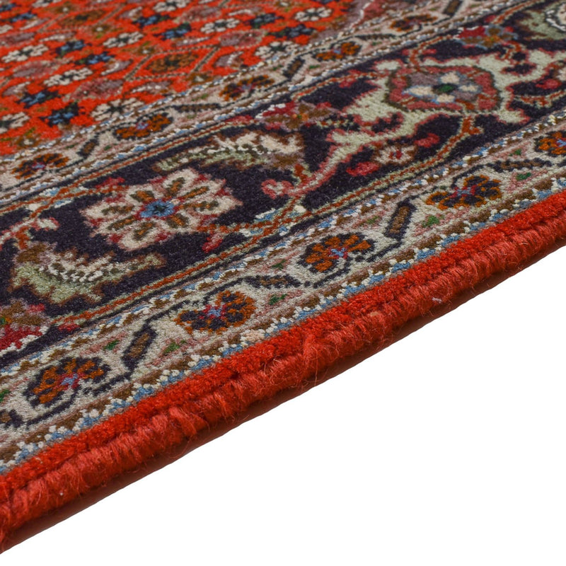 Täbriz - 40 Raj Teppich 155x205cm - Perserteppich - rot