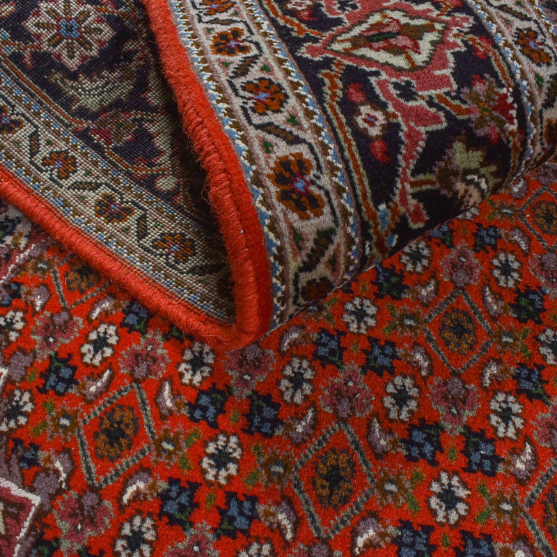 Täbriz - 40 Raj Teppich 155x205cm - Perserteppich - rot