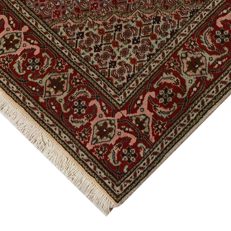 Täbriz - 40 Raj Teppich 152x202cm - Perserteppich - sand