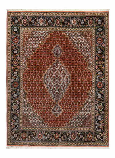 Täbriz - 40 Raj Teppich 152x200cm - Perserteppich - mehrfarbig