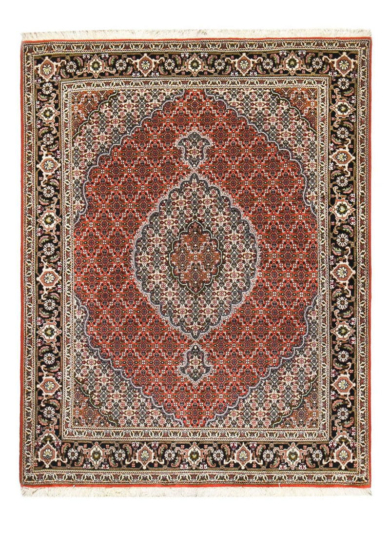 Täbriz - 40 Raj Teppich 154x198cm - Perserteppich - mehrfarbig
