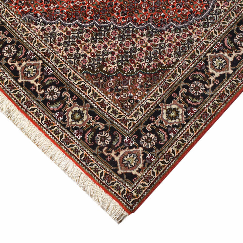 Täbriz - 40 Raj Teppich 154x198cm - Perserteppich - mehrfarbig