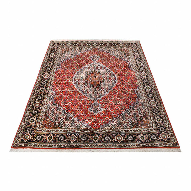Täbriz - 40 Raj Teppich 154x198cm - Perserteppich - mehrfarbig
