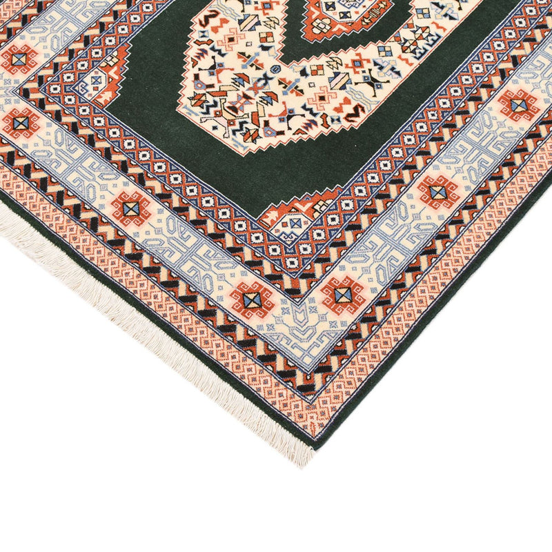 Täbriz - 50 Raj Teppich 77x182cm - Perserteppich - dunkelblau