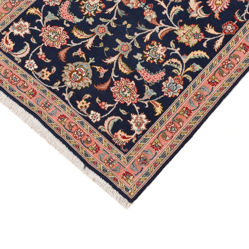 Täbriz - 60 Raj Teppich 68x300cm - Perserteppich - dunkelblau