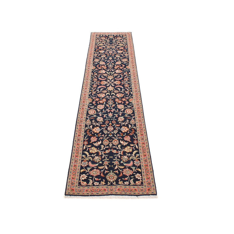 Täbriz - 60 Raj Teppich 68x300cm - Perserteppich - dunkelblau