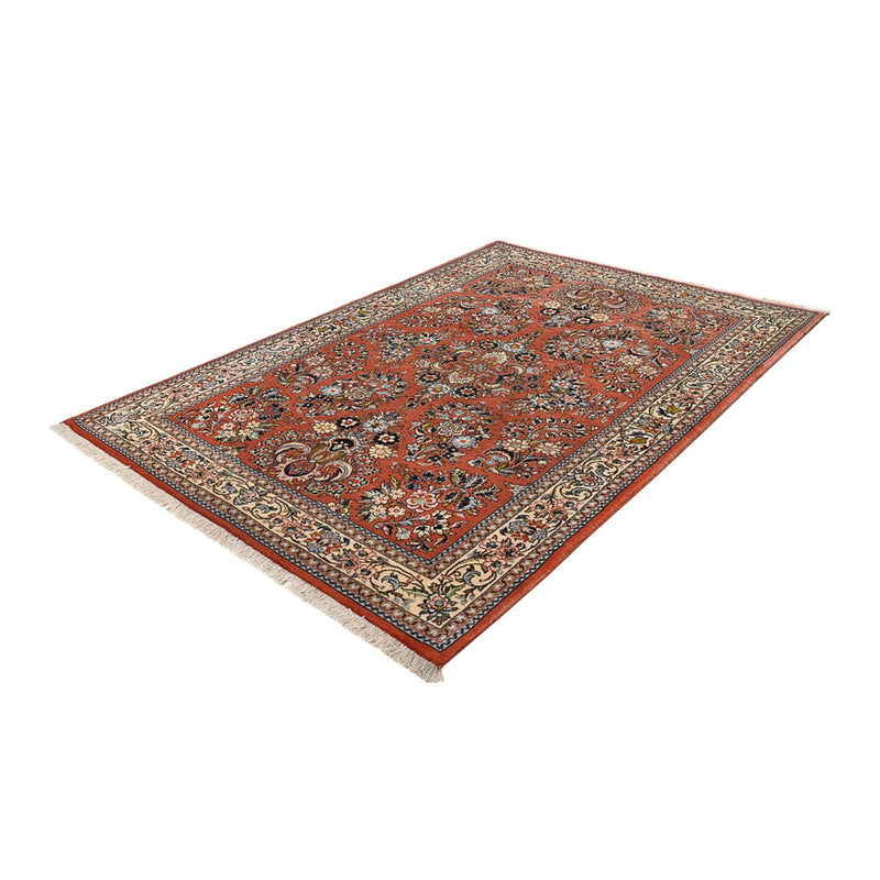 Sarough Teppich 140x215cm - Perserteppich - rot