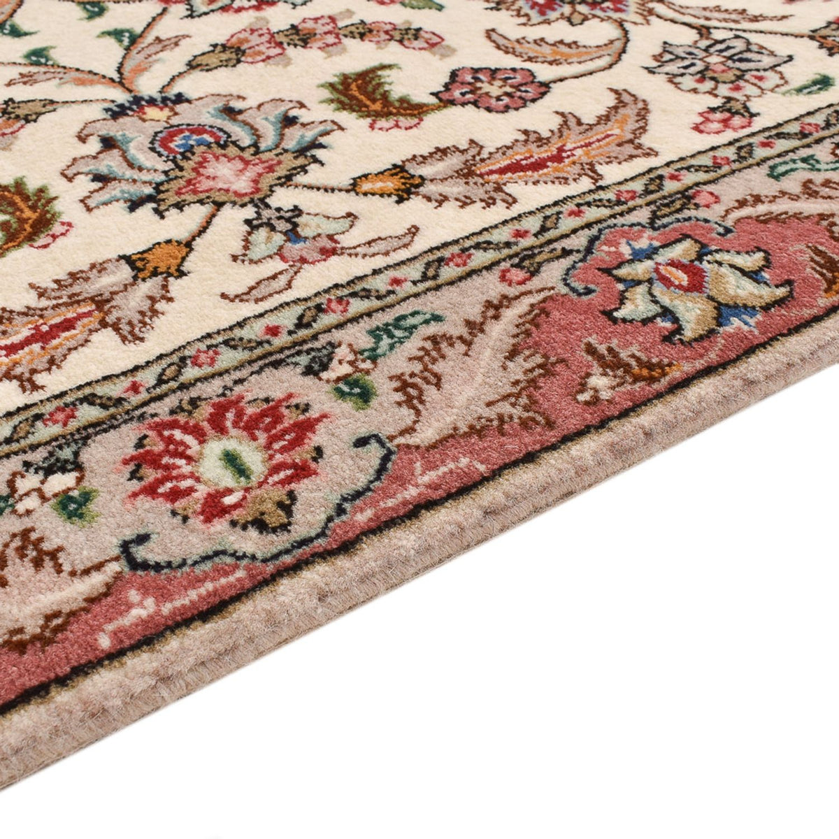 Täbriz - 60 Raj Teppich 69x297cm - Perserteppich - caramel