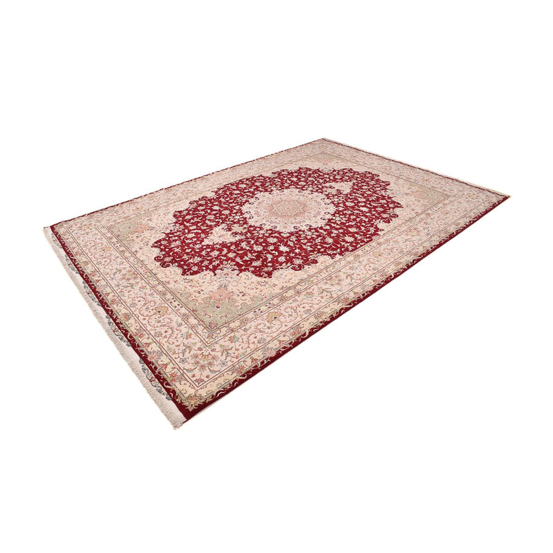 Täbriz - 60 Raj Teppich 251x359cm - Perserteppich - rot