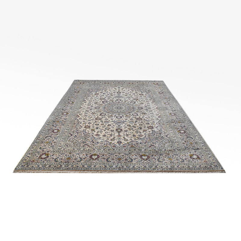 Maschad Teppich 252x360cm - Perserteppich - grau