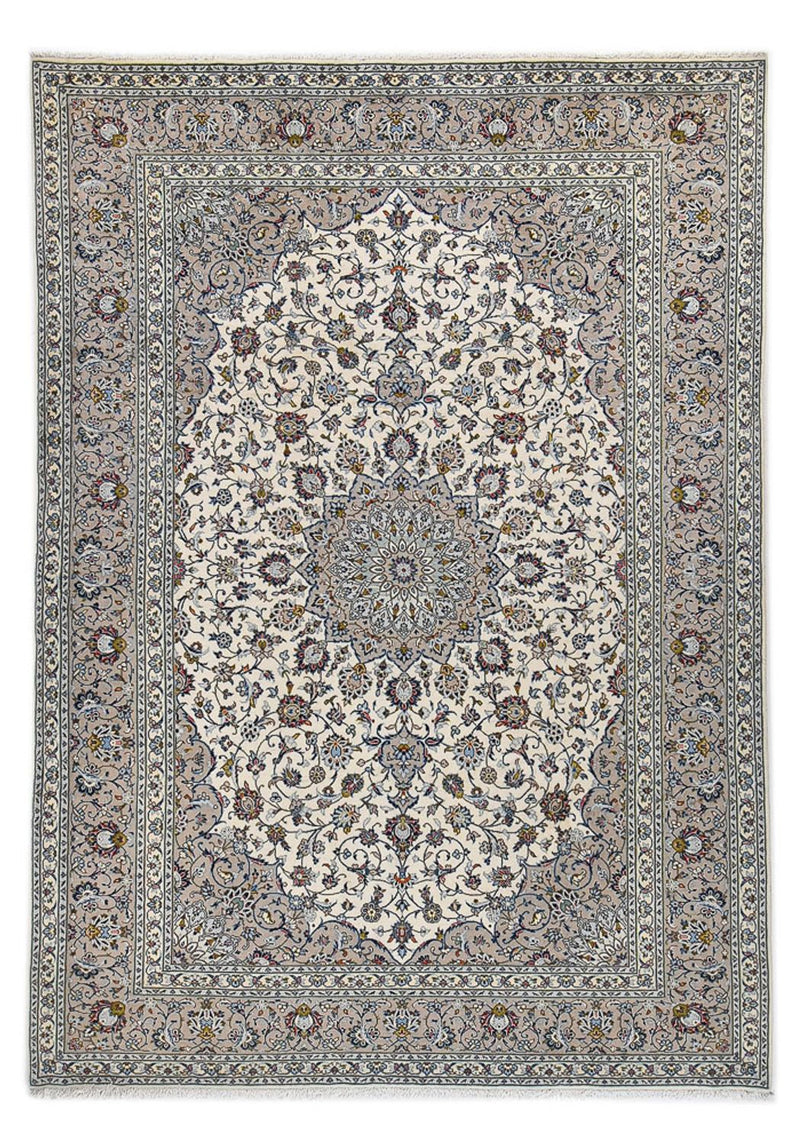 Maschad Teppich 250x355cm - Perserteppich - grau