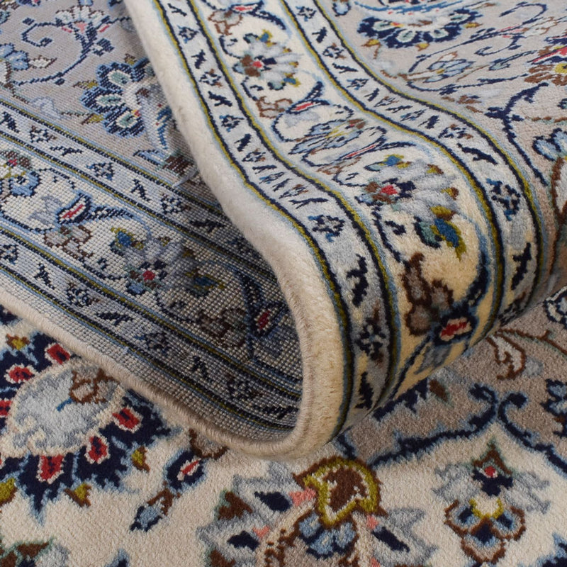 Maschad Teppich 250x355cm - Perserteppich - grau
