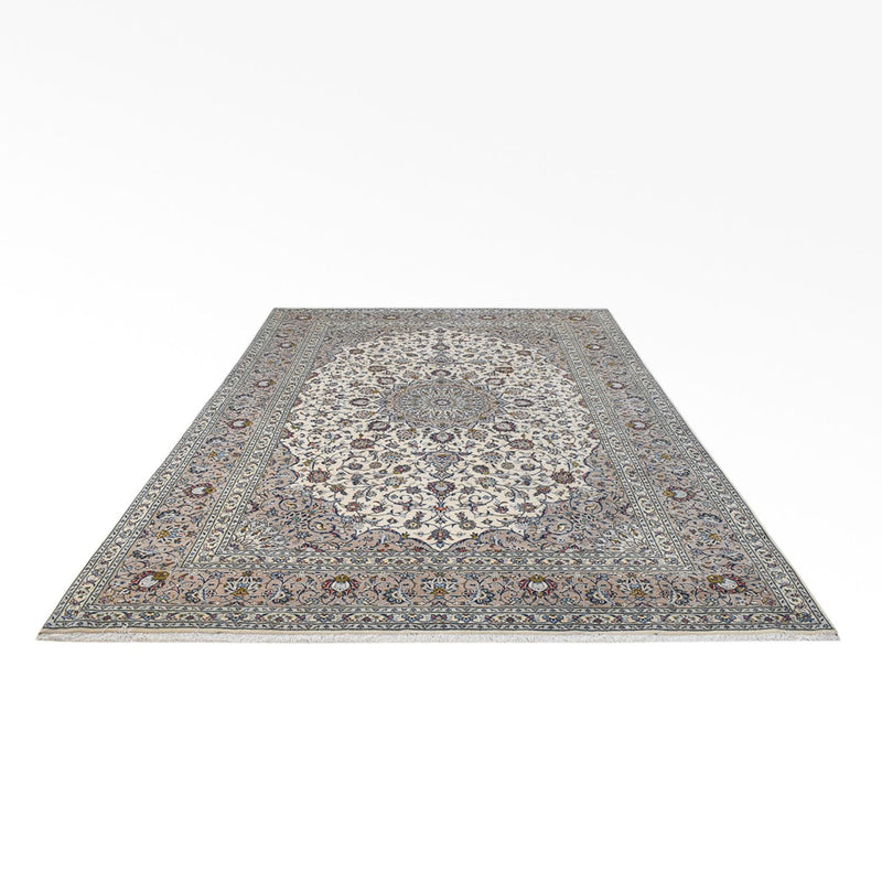 Maschad Teppich 250x355cm - Perserteppich - grau