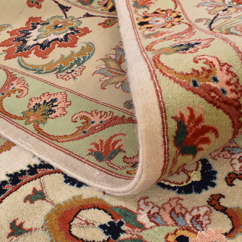 Täbriz - 40 Raj Teppich 260x362cm - Perserteppich - beige