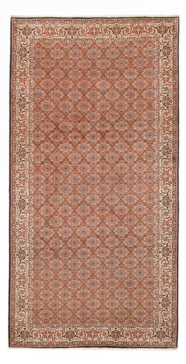 Bidjar - Zanjan Teppich 200x390cm - Perserteppich - hellrot