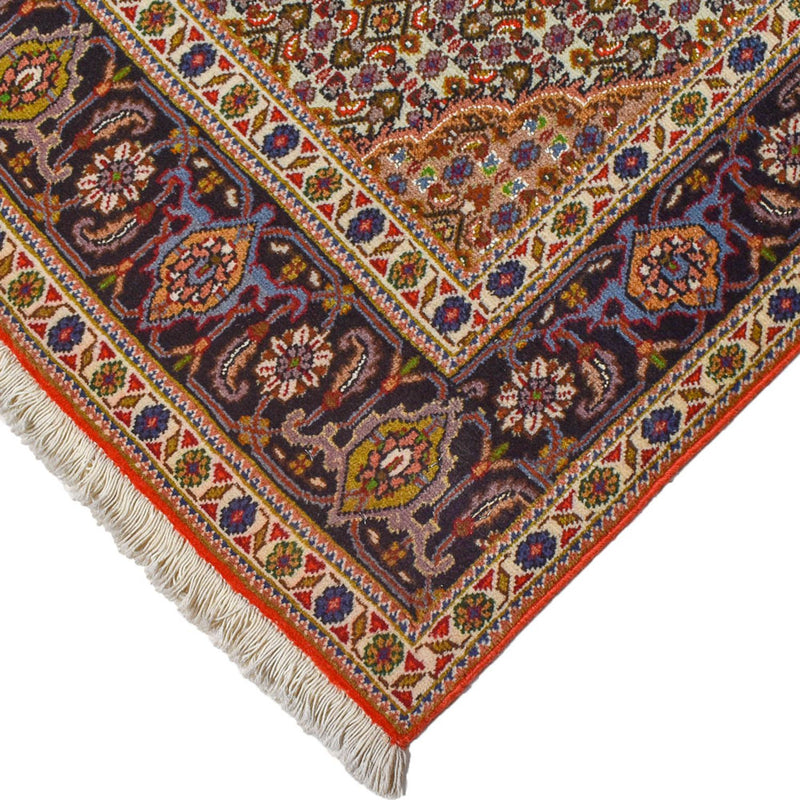 Täbriz - 40 Raj Teppich 147x207cm - Perserteppich - rot