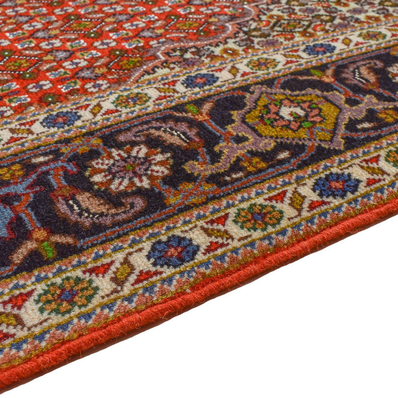 Täbriz - 40 Raj Teppich 147x207cm - Perserteppich - rot