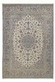Keshan Teppich 245x352cm - Perserteppich - grau