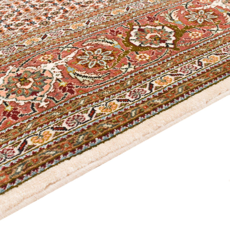 Täbriz - 50 Raj Teppich 150x404cm - Perserteppich - hellbraun