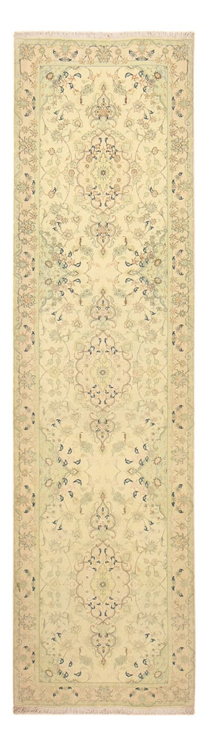 Täbriz - 60 Raj Teppich 84x310cm - Perserteppich - sand