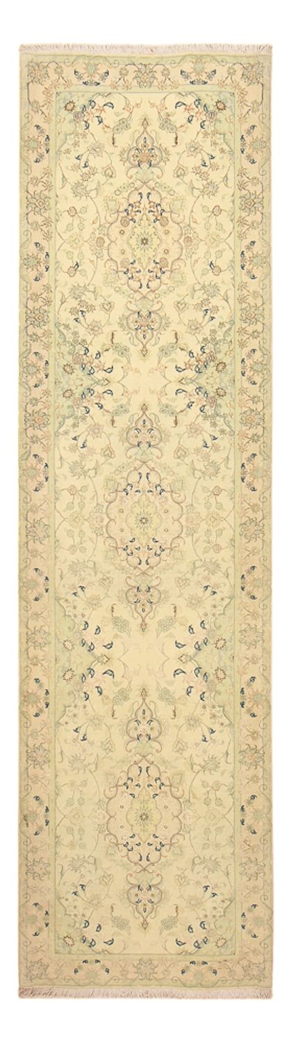 Täbriz - 60 Raj Teppich 84x310cm - Perserteppich - sand