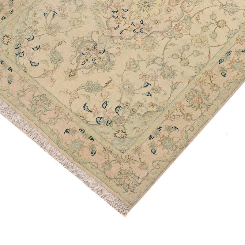 Täbriz - 60 Raj Teppich 84x310cm - Perserteppich - sand