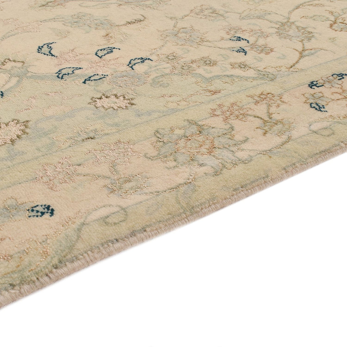 Täbriz - 60 Raj Teppich 84x310cm - Perserteppich - sand