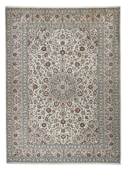Keshan Teppich 253x347cm - Perserteppich - grau