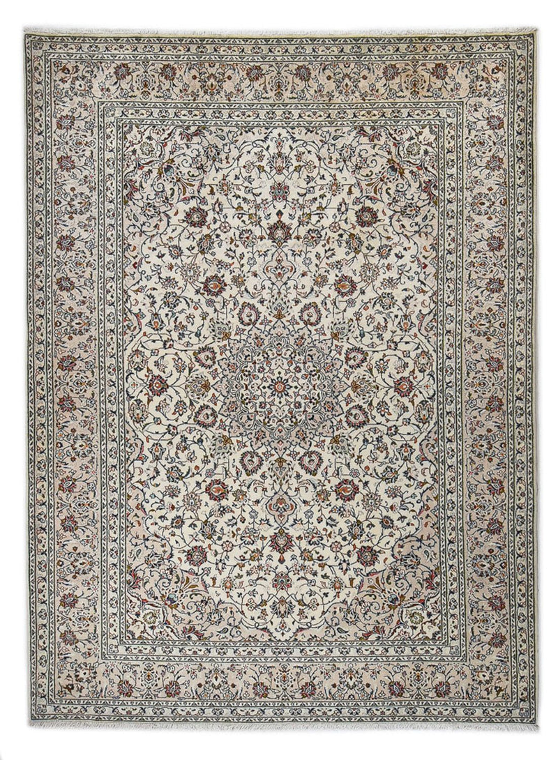 Keshan Teppich 253x347cm - Perserteppich - grau
