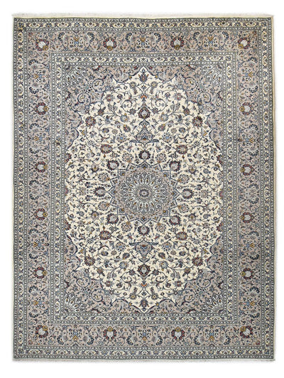 Keshan Teppich 252x340cm - Perserteppich - grau